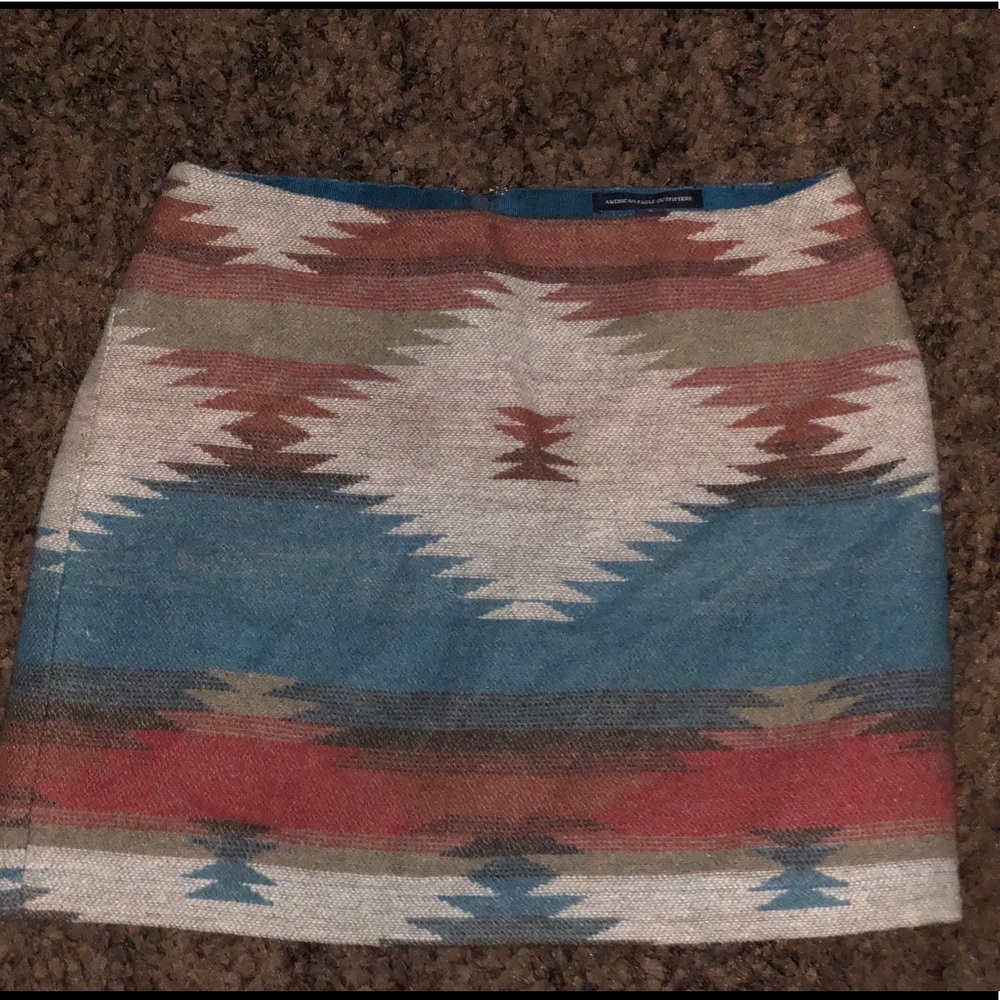 Aztec mini skirt